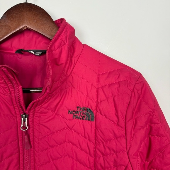 The North Face Pink Tamburello Quilted Puffer Jacket Size M - Picture 6 of 7